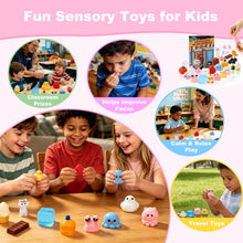 FUFUSQUISHY 30PCS Squishy Toys for Kids, Soft Taba Sensory Squeeze Toy Set, 24 Individually Wrapped Packs, Classroom Prizes and Party Favors