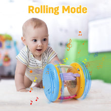 Vanmor Baby Musical Toys with Light Up for Toddlers 1 2 3, Baby Toys Rotating Ocean Projector Infant Toys 12-18 Month, Sitting Crawling Interactive Toys for Babies, Christmas Gifts Toys for Toddler