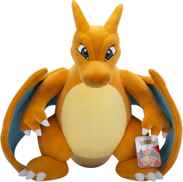 Pokemon 24" Large Charizard Jumbo Plush - Charmander Evolution - Officially Licensed Pokemon - Premium Soft Giant Stuffed Animal Toy for Kids, Boys, Girls & Fans