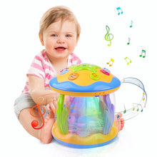 Vanmor Baby Musical Toys with Light Up for Toddlers 1 2 3, Baby Toys Rotating Ocean Projector Infant Toys 12-18 Month, Sitting Crawling Interactive Toys for Babies, Christmas Gifts Toys for Toddler
